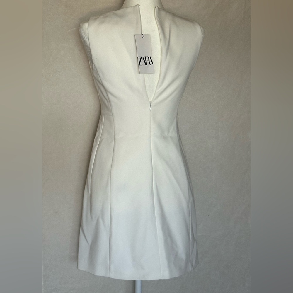 Zara Dress white sleeveless - Picture 2 of 4
